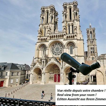 Bed and Breakfast Logis Du Parvis ***Face Cathedrale/In Front Of The Cathedral*** Лан Экстерьер фото